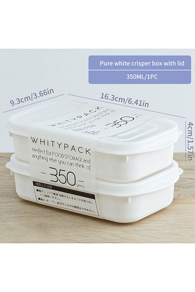 Choice 350ml Food Grade Refrigerator Storage Fruit Vegetable Preservation Prepare The Dishes Divided Box Ja