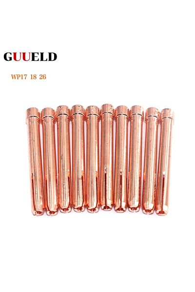 GUUELD 2.4mm Tig Collet-10pcs Welding Tools Accessory Tig Inverter Dc Welding Machine Welder Equipment 1.6m