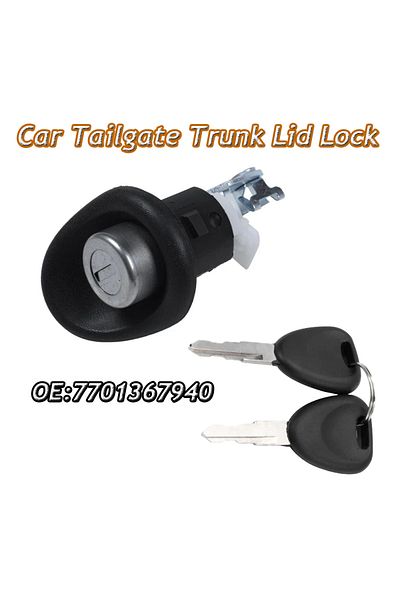 Choice Car Tailgate Trunk Lid Lock Dual Key For Dacia Renault Logan Sandero Twingo 7701367940 6001551102