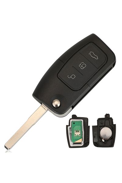 jingyuqin With Id63 80bit 3b Hu101 315 433mhz 315/433mhz Flip Remote Key 4d60 4d63 Chip For Ford Ec