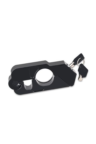 Choice Black Motorcycle Handlebar Lock Handlebar Brake Handle Solid Lock Imitating Steal Lock Pull Rod Atv