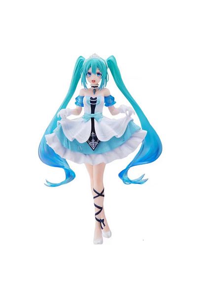 Choice 4 Anime Hatsune Miku Figure Virtual Singer Manga Statue Figurines Model Toys Computer Desk Cake Dec.