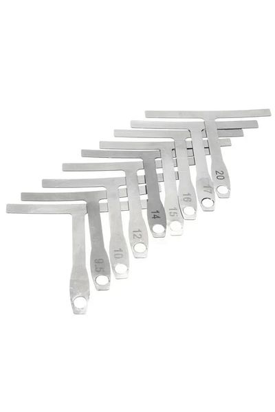 Choice 9 Pcs Guitar Radius Gauge Under String Radius Gauge String Gauges Luthier Tools for Guitar Fretbo...