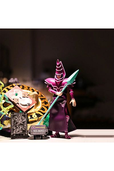 Choice Dark Magician Yu-gi-oh Black Mage Building Blocks Diy Classic Card Game Figures Model Bricks Desktop