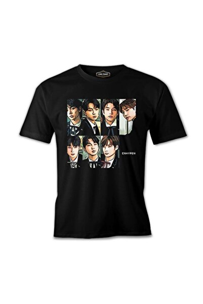 Lord T-Shirt Enhypen - Group Siyah Erkek Tshirt