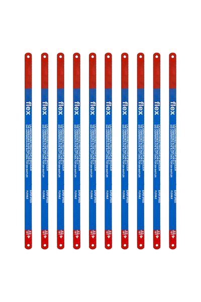 Toorise 10pcs 10pcs Hacksaw Blade 300mm 18 Teeth Hand Saw Blades M35 Steel Replacement Jig Saw Blade For Mea