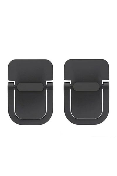 Choice Black Mini Foldable Laptop Stand, Portable Computer Keyboard , Self-adhesive Invisible Notebook Stan