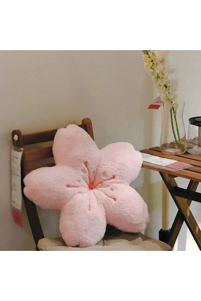 Choice Ins Pink Cherry Petals Pillow Girl Bedroom Living Room Decor Bay Window Floor Seat Cushion Plush ...