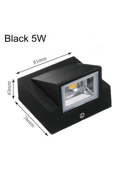 Choice 5w Warm White 5w 10w Modern Simple Creative Outdoor Waterproof Wall Lamp Led Courtyard Lamps Gate La