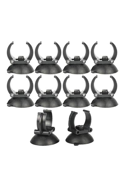 Choice 10 Pieces Aquarium Heater Suction Cups Fixing Clip Heating Rod Holders Clamps 35mm Diameter for F...