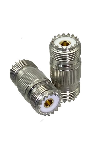 Choice 1pcs Uhf Female So-239 To So239 Female Jack In Series Rf Coaxial Adapter Connector