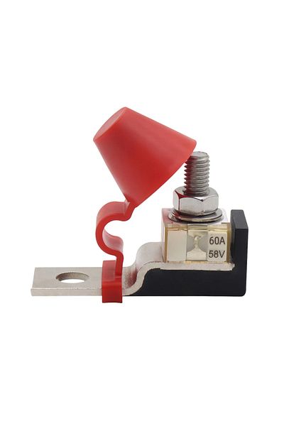VODOOL مجموعة كتلة الصمامات 60a M8 الطرفية 30a-300a 58v حلقية الصمامات البحرية حامل طرف البطارية الإشعال