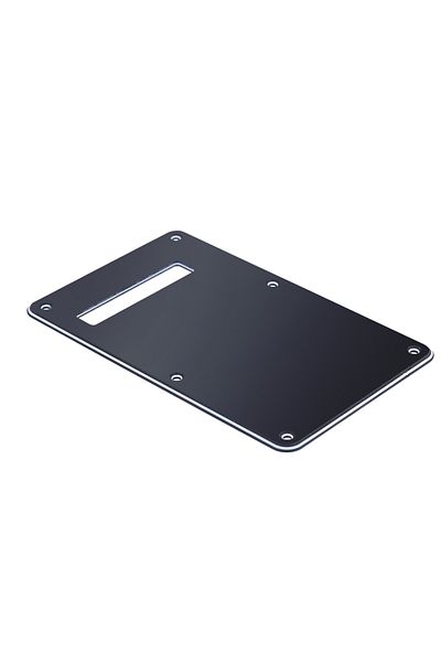 Choice Black Pickguard Tremolo Cavity Cover Back Plate 3ply Electric Guitar Back Cover For Stratocaster Str