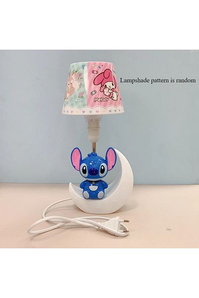 Choice Stitch Stitch Small Desk Lamp Protection Button Plug In Cute Sanrio Student Desktop Moon Small Night