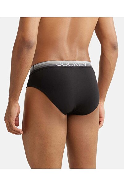 JOCKEY Zone Stretch Bikini Brief US07-01 Black