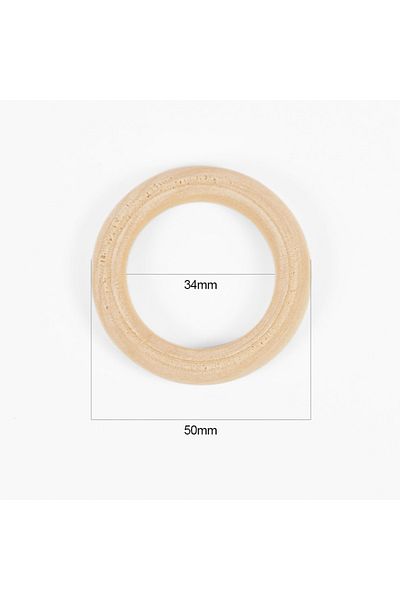 Choice 20pcs W04 5-50pcs Multi Size Unfinished Natural Wood Rings For Crafts Macrame Projects Jewelry Makin