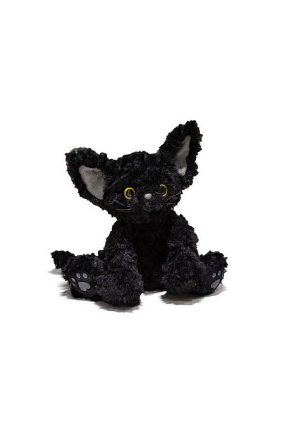 Choice 30cm Black Cat Kawaii Black Cat Plush Toy Soft Stuffed Animal Accompany Sleep Toy Soft Cartoon Huggi