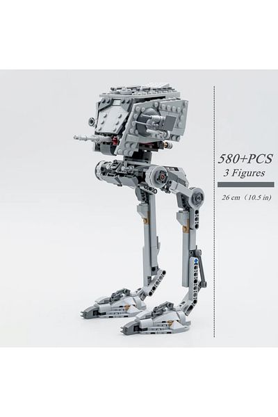 Choice No Retail Box Miniso Galaxy Moc-droid Space At-robots Battle Walkers Model Building Block Bricks Toy