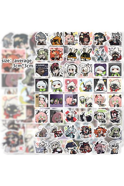 Choice 6x5.2x0.5cm Multi Zenless Zone Zero New Cartoon Sticker Nicole Sharkgirl Diy Phone Case Notebook Dec