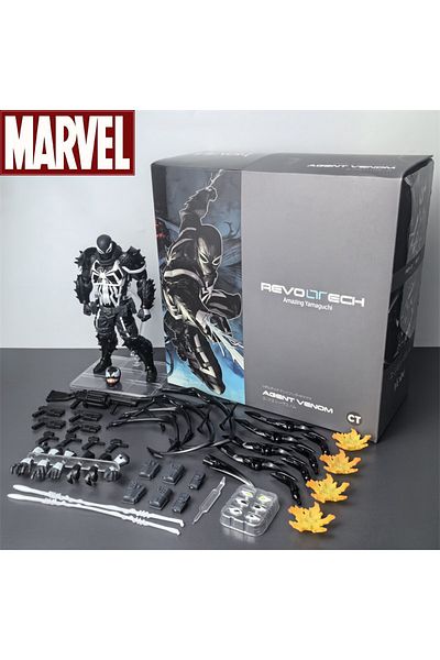 Choice with box Venom Ct White Venom Action Figure High-Quality Ko Multiple Accessories Venom Model Statue