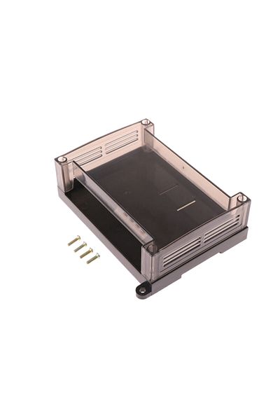 Choice One Size 125*90*40mm Plastic Transparent Cover Mount Plc Din Rail Enclosure Plastic Industrial Elect