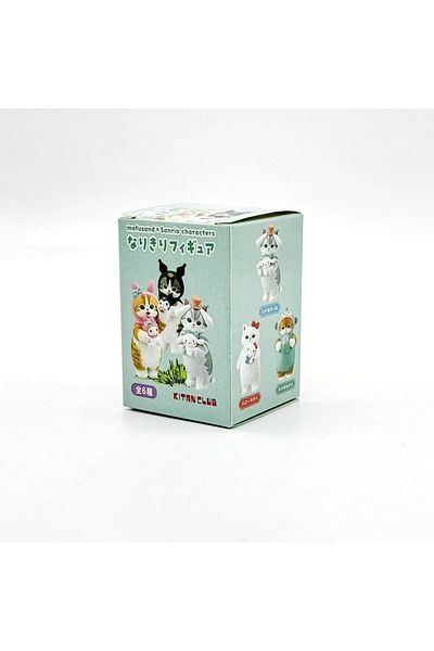 Choice Random One Mofusand Cats Wearing Sanrio Characters Clothes Holding Dolls Cute Figure Blind Box My Me