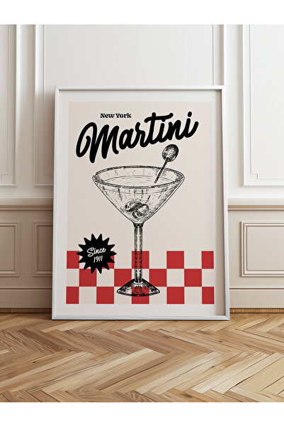 HOMEPACK Tekli Ahşap Çerçeveli Tablo Tek Parça Poster Tablo TK/758