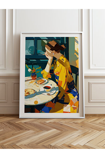 HOMEPACK Jedna drvena ukrštena slika, jednodijelni poster, slika TK/767