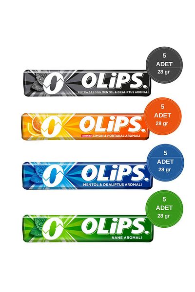 Olips Package of 20 Mixed Candy - 28g