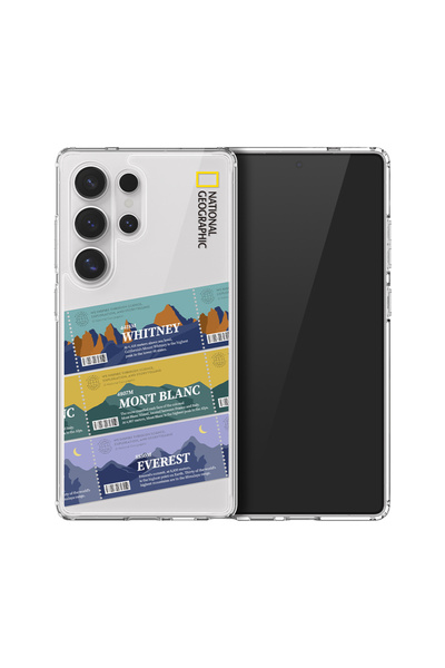 NATIONAL GEOGRAPHIC Crystal Clear Wappen Case V2 Galaxy S25 Ultra - Mountain ...