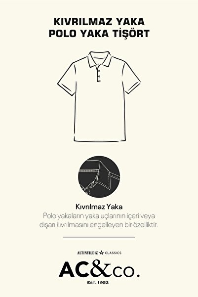 ALTINYILDIZ CLASSICS Erkek Antrasit %100 Pamuk Kıvrılmaz Pike Polo Yaka Slim Fit Dar Kesim Tişört