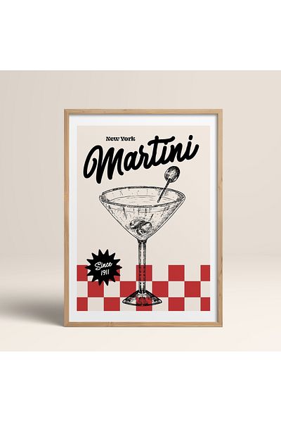 HOMEPACK Единична картина в дървена рамка, единичен плакат, картина TK/758