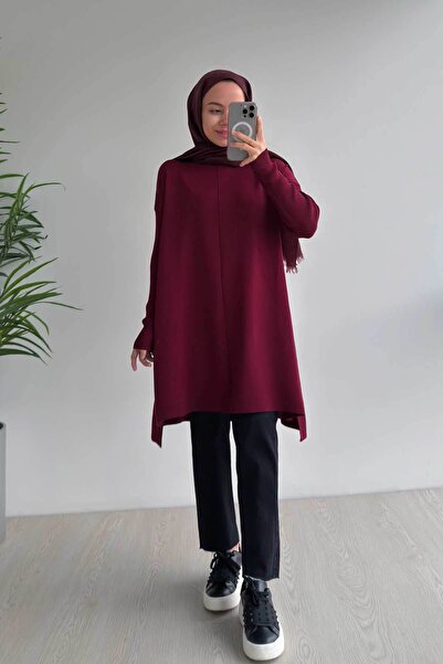 Ka Hijab Claret Red Mira Mercerized Tunic