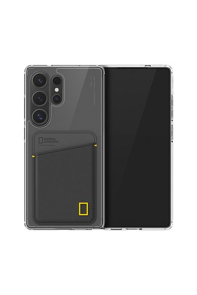 NATIONAL GEOGRAPHIC Card Pocket Case V2 Galaxy S25 Ultra - Black