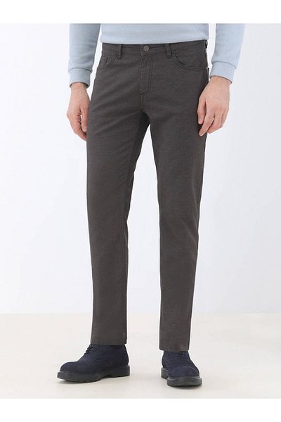 Kip Lässige, gewebte Hose aus Baumwollmischung im Slim Fit
