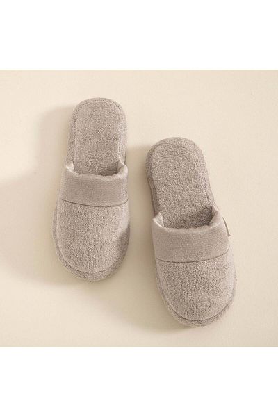 Chakra Floss Unisex Bathroom Slipper Beige