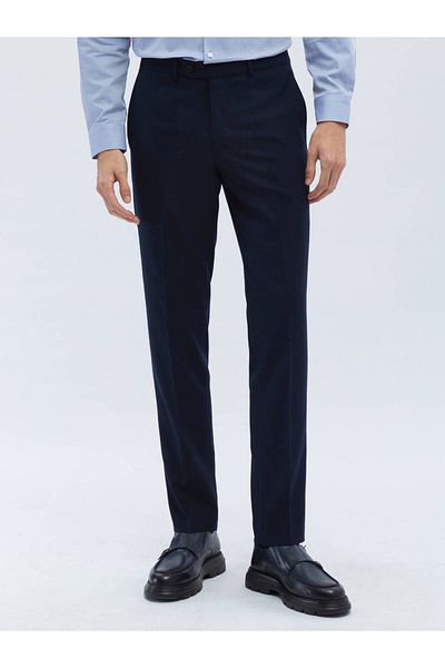 Kip Plain Weave Fitted Fit Classic Trousers