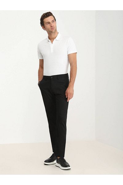 Kip Woven Casual Cotton Blend Trousers