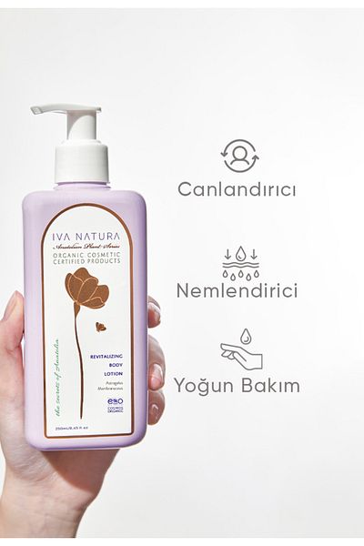 Iva Natura 250ml Black Elderberry Plant Extract Sensitive Care Moisturizing Body Lotion