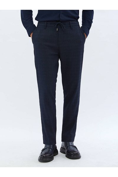 Kip Patterned Woven Casual Trousers