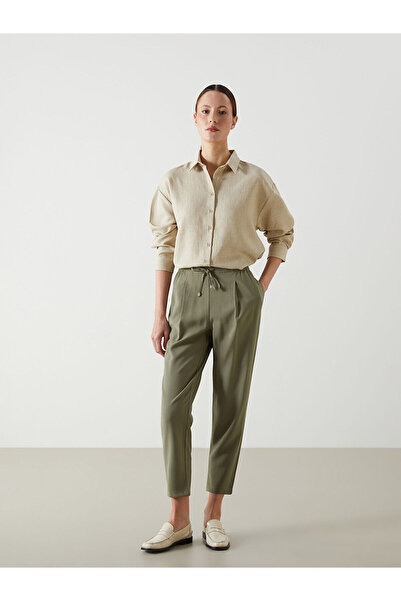 LC Waikiki Özmarka New Season Elastic Waist Women's Trousers