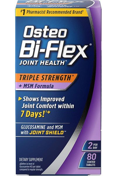 Osteo Bi-Flex Triple Strength with Msm Joint Health 80 Tablets