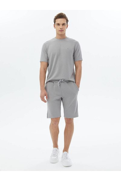 Kip Plain Knitted Jogging Fit Casual Bermuda