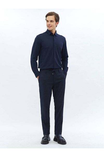 Kip Patterned Woven Casual Trousers