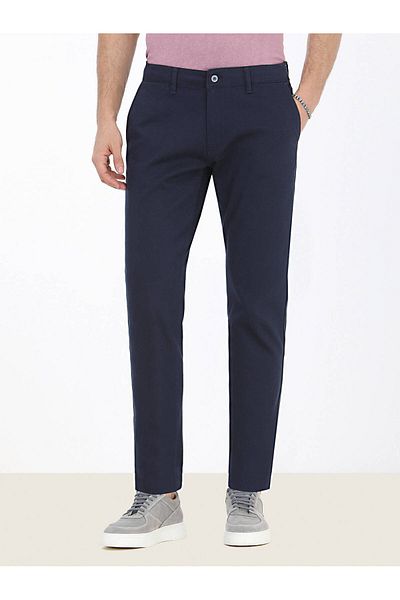 Kip Gewebte, lässige Hose aus Baumwollmischung