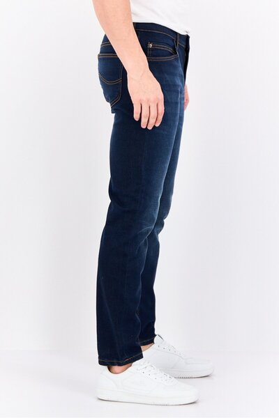 Lee Men Slim Fit Wash Stretchable Denim, Navy