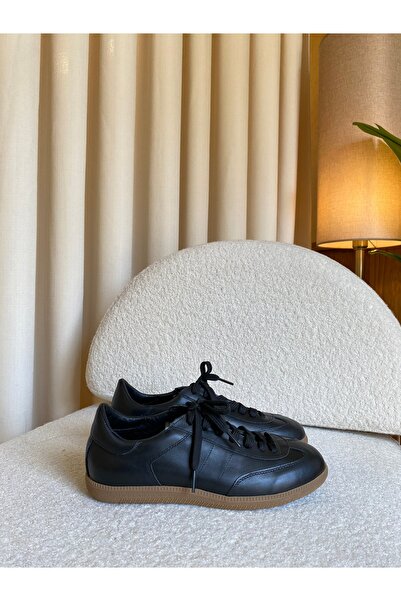 LOSS CLOUDY GERÇEK DERİ SİYAH SNEAKER