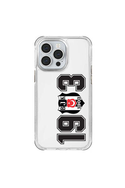 Beşiktaş iPhone 13 Pro Uyumlu Beşiktaş 1903 Şeffaf Telefon Kılıfı
