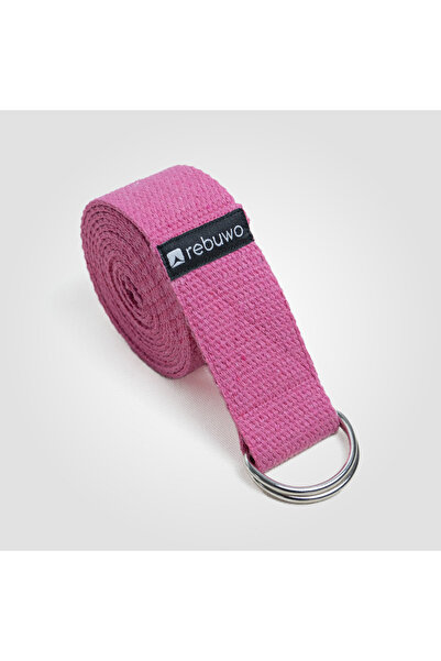 Rebuwo Centura de yoga roz închis - 184 cm din bumbac natural, ideală pentru ...