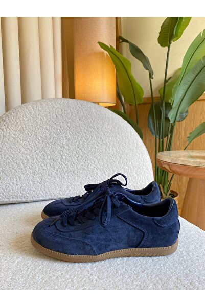 LOSS CLOUDY GERÇEK SÜET LACİVERT SNEAKER
